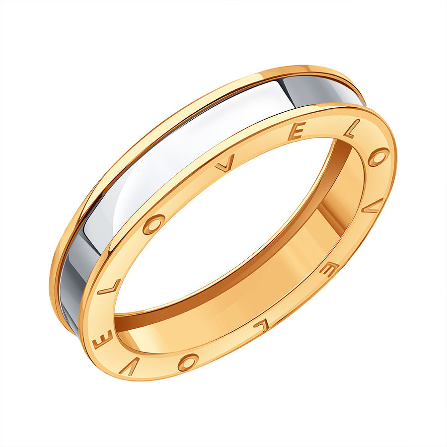 Кольцо обручальное из красного золота, 4 мм (Т14001Б515)