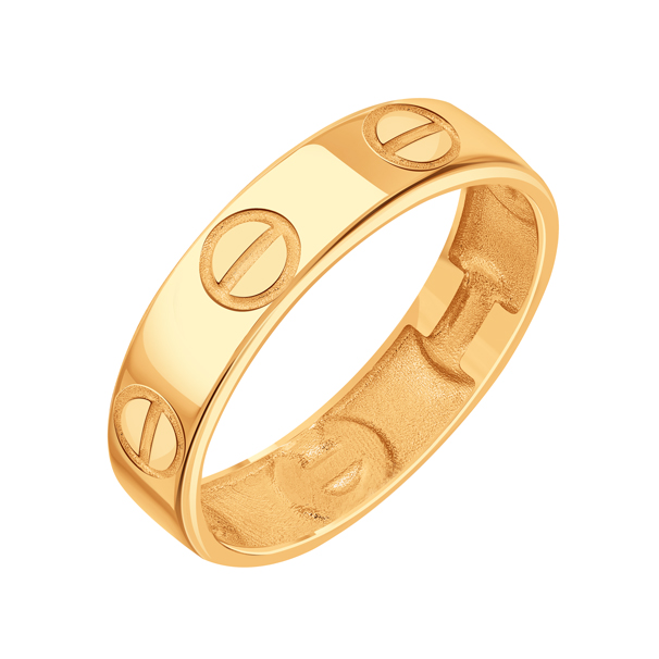 Кольцо из красного золота (Т10001Б658)